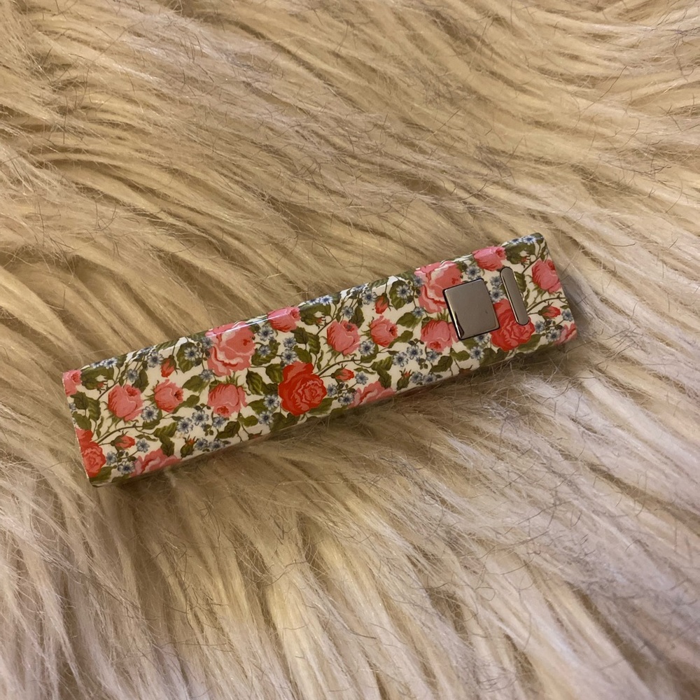 Floral Urban Outfitters portable charger